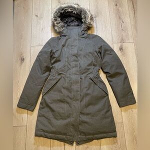 The‎ North Face "Arctic" Down Parka Iconic Grey Staple Women's S Minimalist